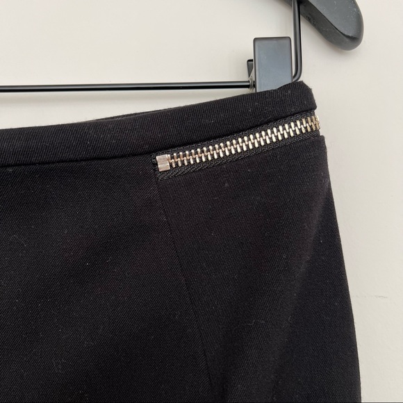 H&M Black Pencil Skirt with Zipper Accents - Picture 2 of 3